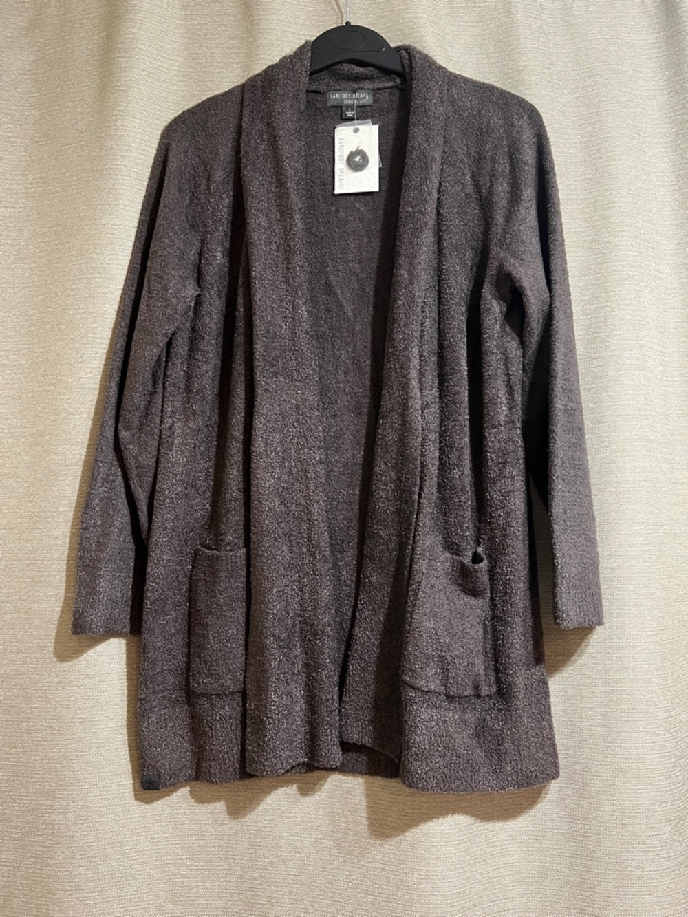 Barefoot Dreams CozyChic Lite Island Cardigan - Size L Loungewear Stretch Soft